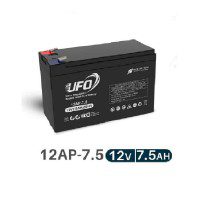 فروش باتری یو پی اس 12 ولت 7.5 آمپر ساعت برند یوفو مدل 12AP-7.5