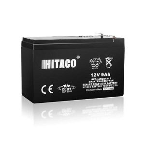 فروش باتری یو پی اس 12 ولت 9 آمپر ساعت هیتاکو HB9-12