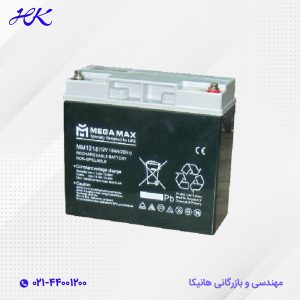 باتری یو پی اس مگا مکس 18 آمپر 12 ولت