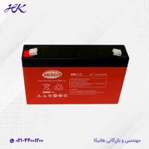 باتری یو پی اس سیسکو 7.5 آمپر 6 ولت