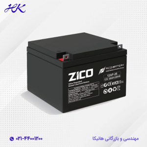 باتری یو پی اس زیکو 28 آمپر 12 ولت