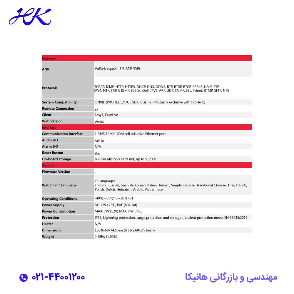 دوربین آی تی آر بالت مدل ITR-IPSR855-WLF 2 دوربین آی تی آر بولت ITR-IPSR855-PMWL